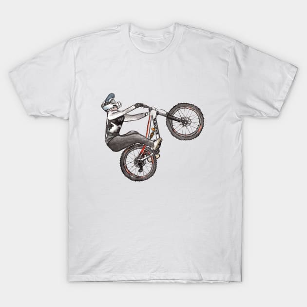 Fabio Wibmer Backflip T-Shirt by Oli's Art and Print